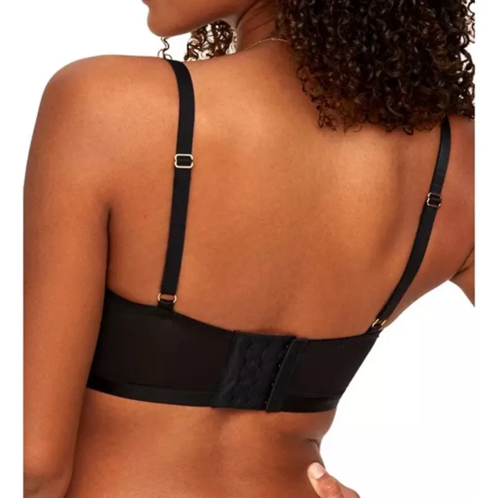 Adore Me Diara Contour Balconette Bra Black Lace Bralette Size 34B - Image 2