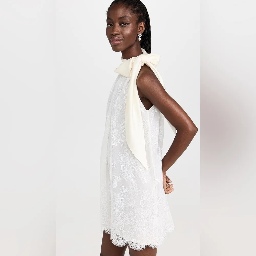 NWT Vampire’s Wife The Mini Athena Gown and Athena Cape In Chantilly Lace Size 2 - Image 6