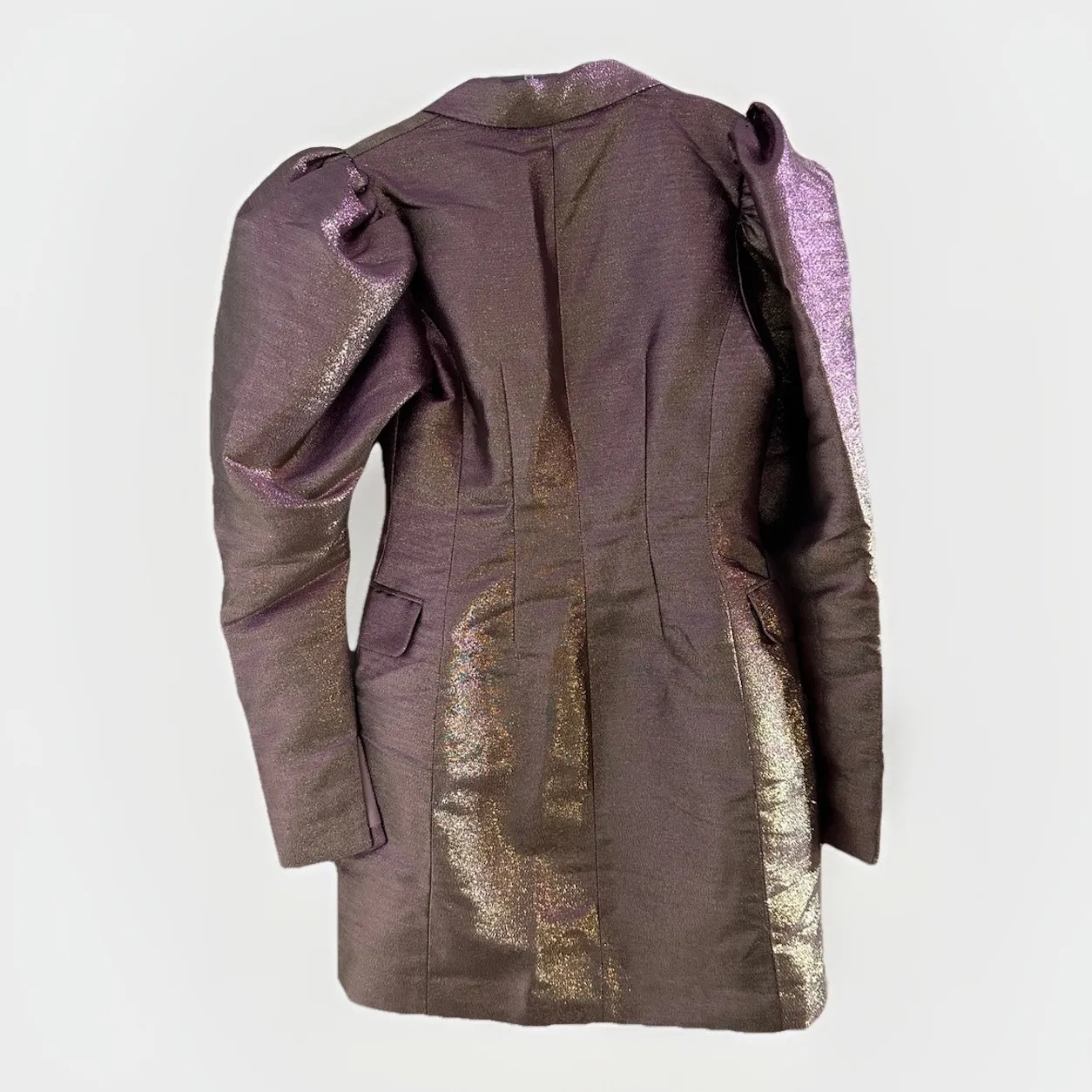 NEW Rotate Birger Christensen Fonda Metallic Puff - Image 11