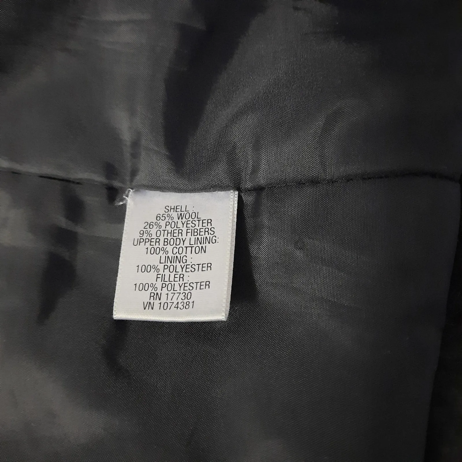 Merona Wool Coat Womens Small Gray Double Breasted Wool Blend Heavyweight Jacket - Image 7