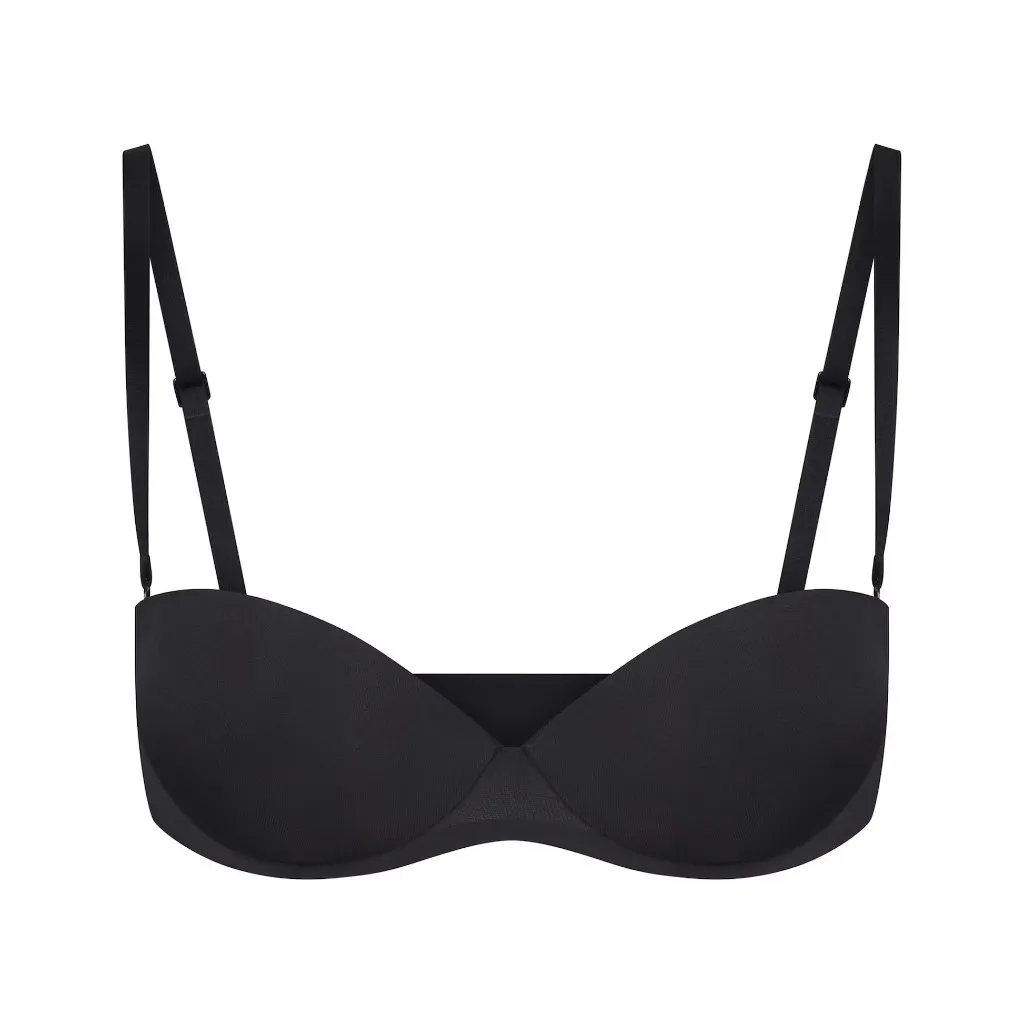 Skims Ultimate Strapless Push Up Bra in Onyx, Size 34C - Image 5