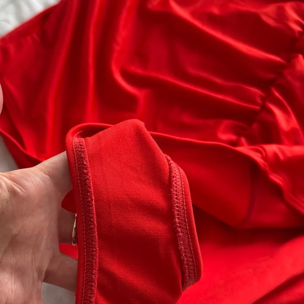 Bettie Page x Playful Promises pin up honey Red ruched One - Image 8