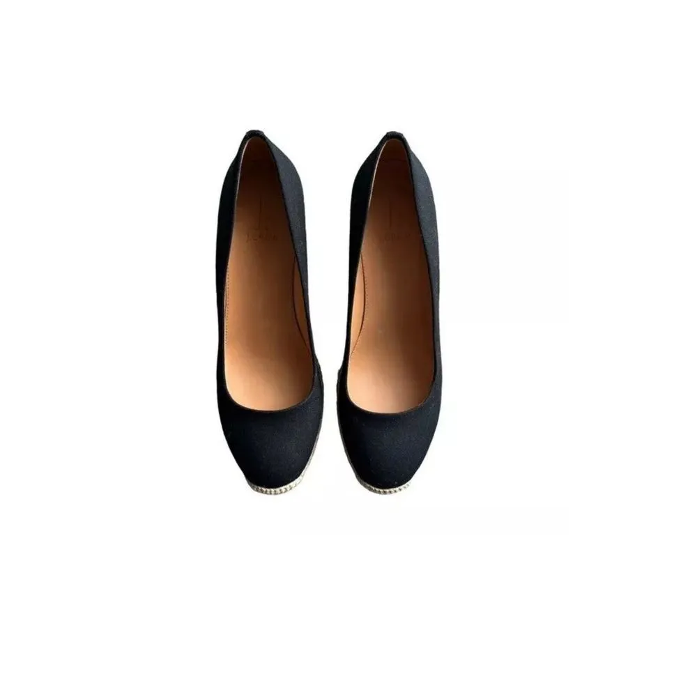 J. Crew - Seville‎ Espadrilles Wedge In Canvas Sz 10 - Image 2