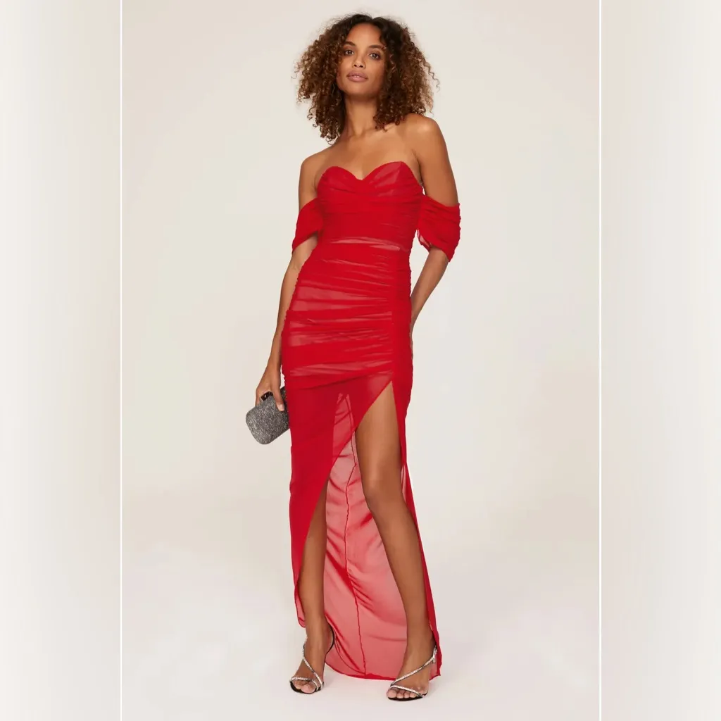 Nookie HEARTS‎ Dita Mesh Gown XXL - Image 2