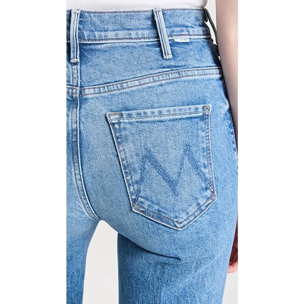 💕MOTHER💕 The Hustler Roller Heel Jeans ~ Tropic Like It's Hot 32 NWT - Image 5