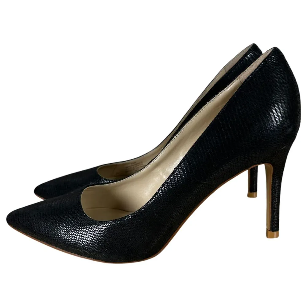 Marc Fisher Darren 2 Pointed Heels Snake Print Faux Leather Stiletto Pumps 7.5 - Image 5