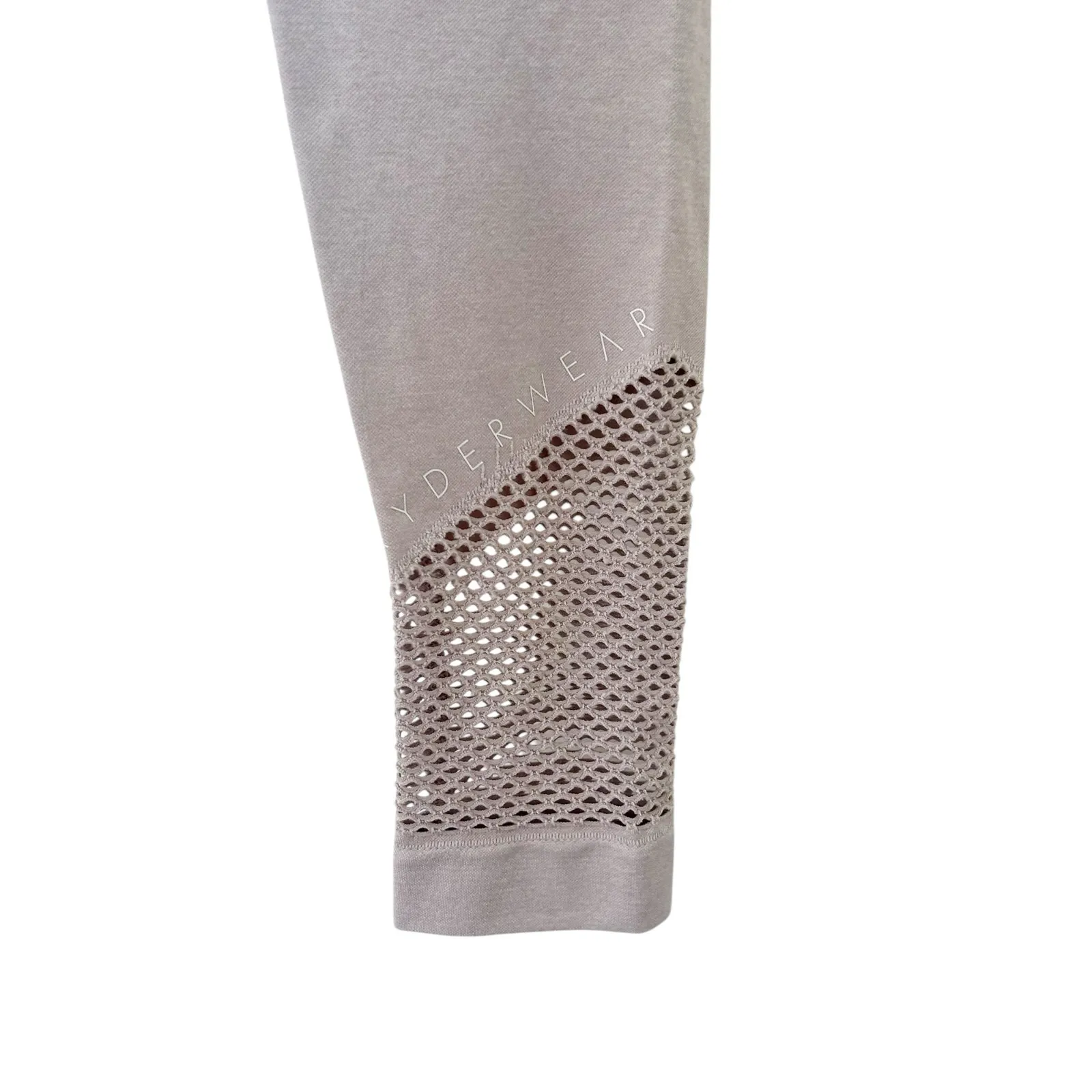 Ryderwear Tan Leggings Perforated Bottom Sz S - Image 5