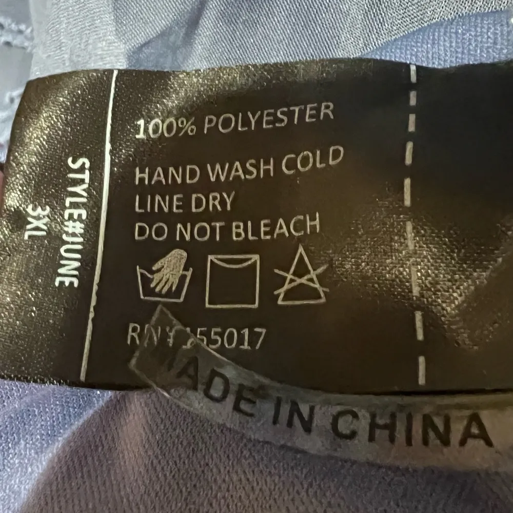 Baltic Born June Smocked Waist Floral Burnout Chiffon Midi Dress in Blue Size 3X - Image 16