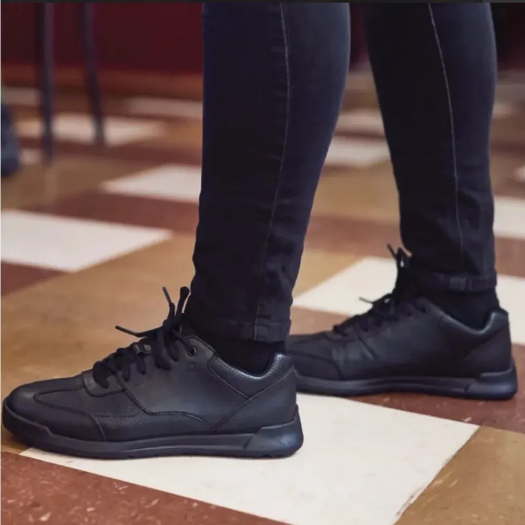 Shoes For Crews Black Liberty Women's Black Sneakers Style 37255 Size 6.5 NEW - Image 3