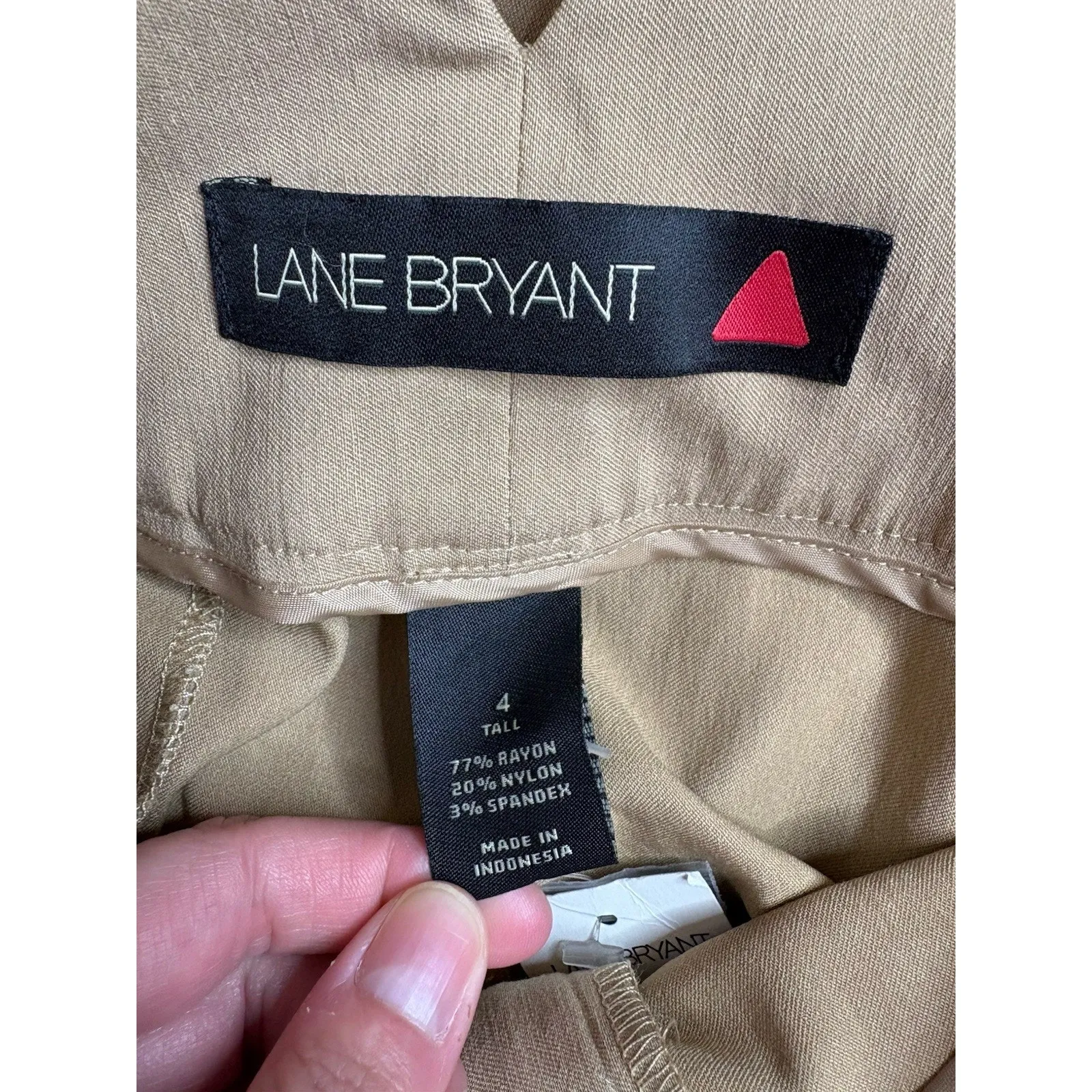 Lane Bryant Womens Sz 4 Tall 40X35 Lafayette Curvy Straight Fit Dress Pants NEW - Image 7
