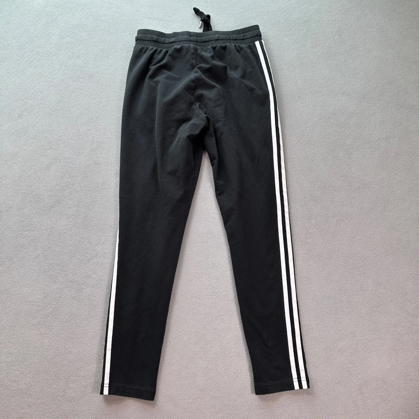 Adidas Originals Track Pants Black White 3 Stripe Joggers Women S Sweatpants Y2K - Image 2