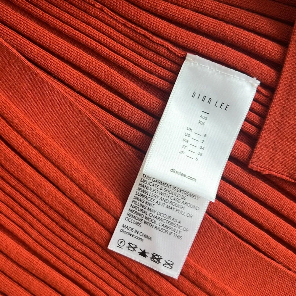 Dion Lee Gradient ribbed button - Image 7