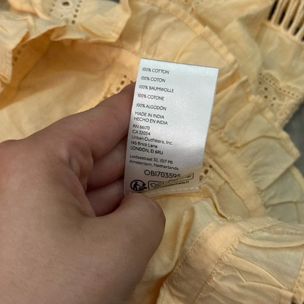 Kimchi Blue Urban outfitters Scarlet Eyelet Cropped Blouse - Image 7