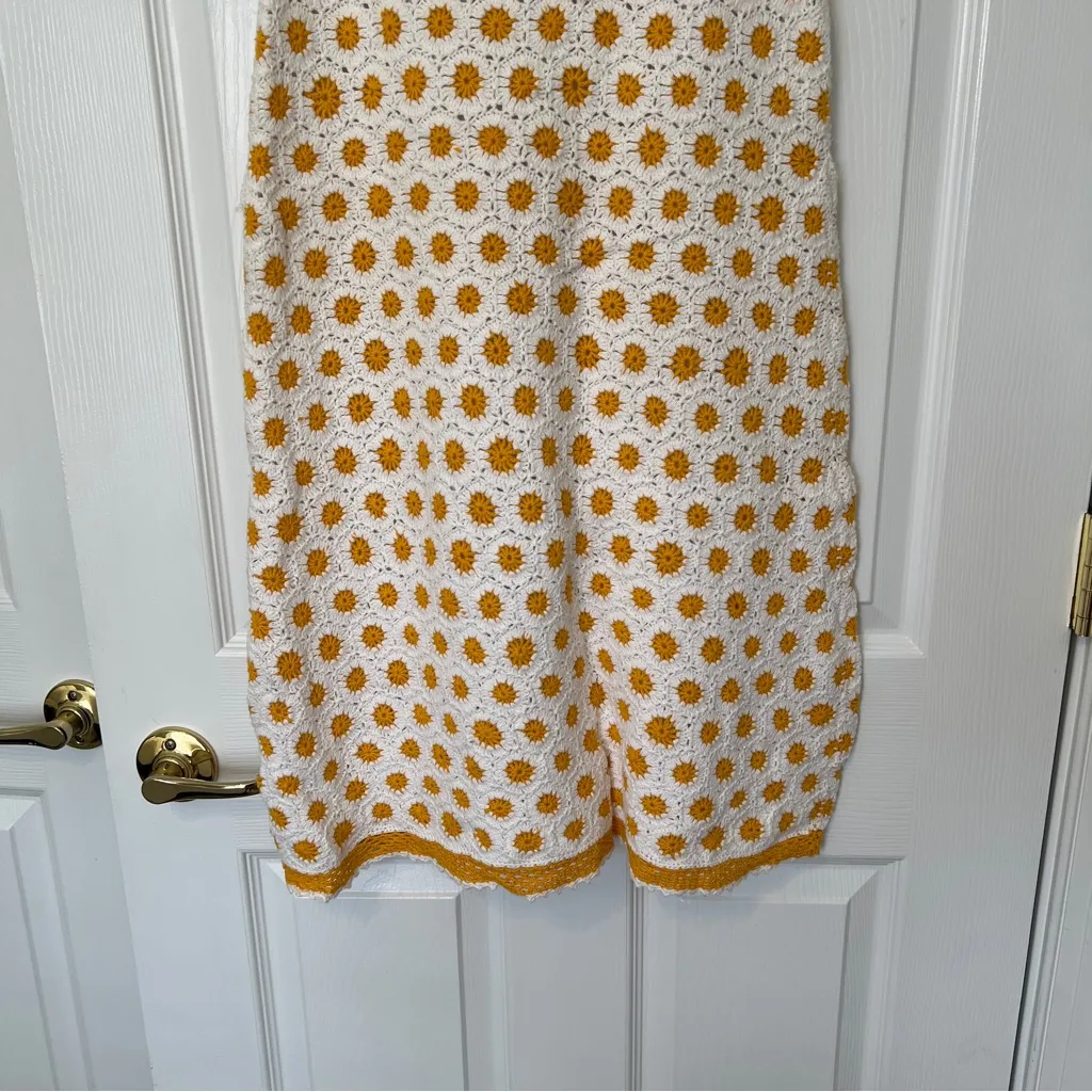 Tory Burch crochet dress daisy XS - Image 7