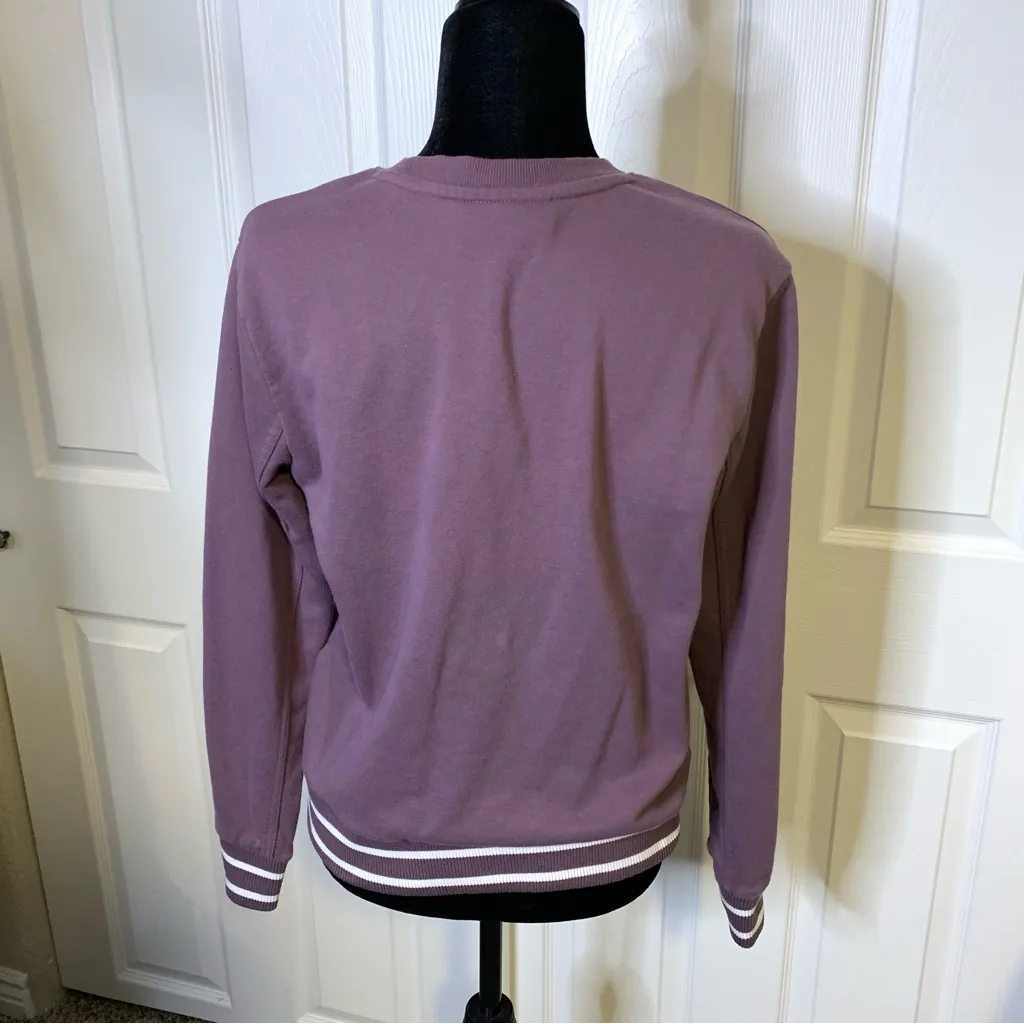 Womans Purple Fila Sweatshirt - Image 4