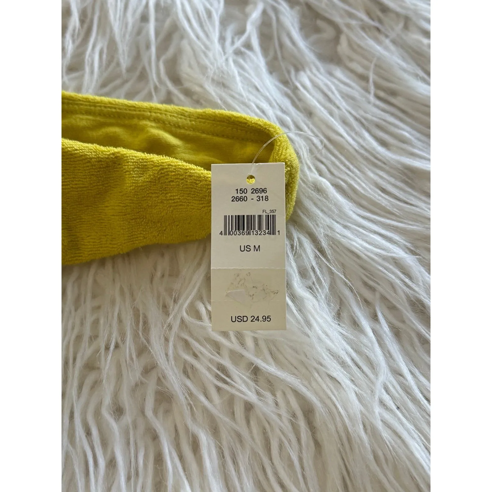 Offline by Aerie Summer Lights Terry Sports Bra Green Rush Size Medium - Image 12