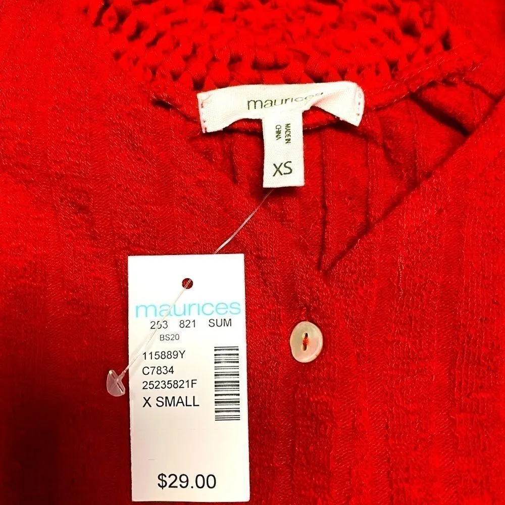 Maurice’s Ribbed Macrame Racer Back Tank Top! - Image 3