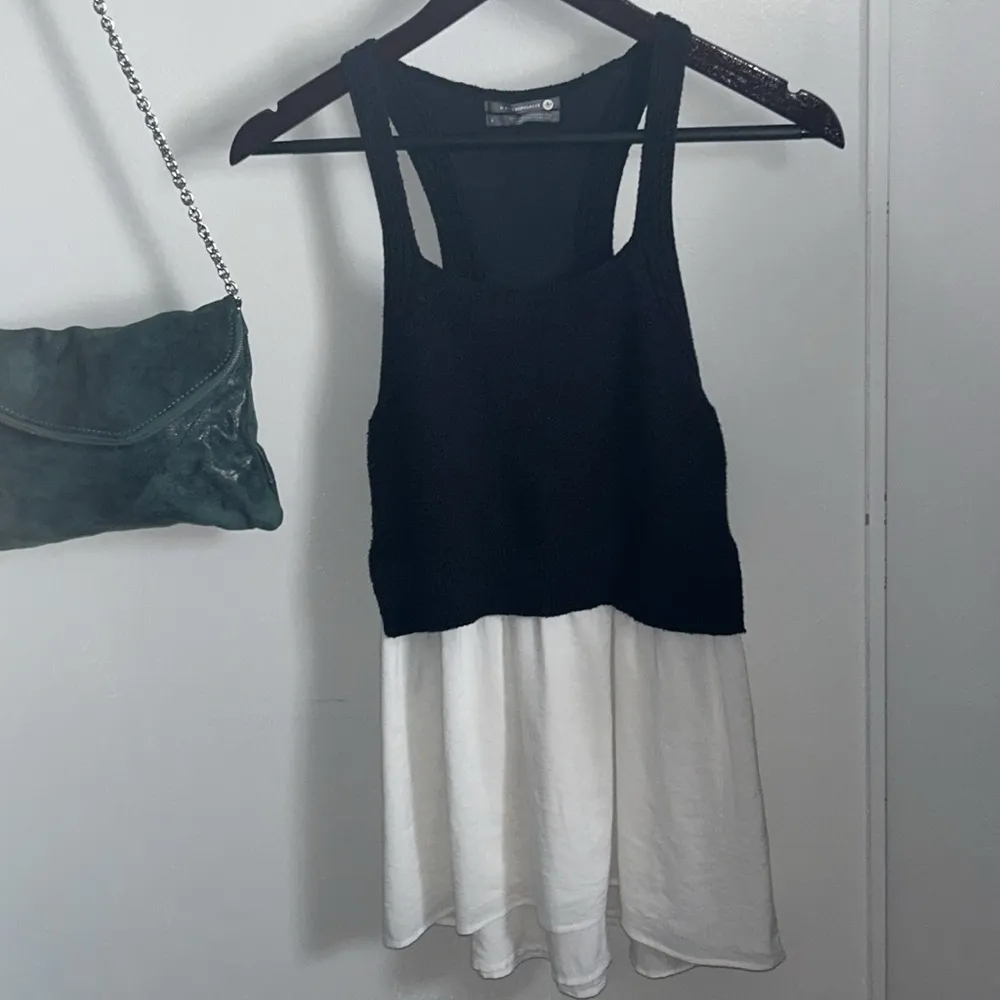 New Anthropologie Jenna Twofer Layered Sweater Racerback Peplum Tank Top - Image 2