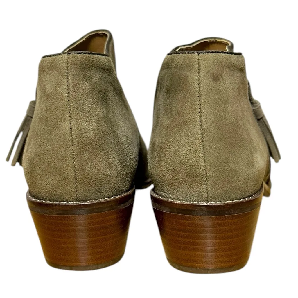 Vionic  Joy Serena Booties Griege Green 9 Like New - Image 8