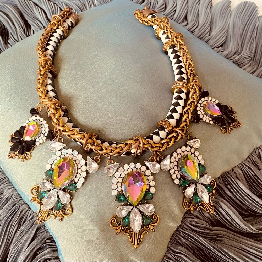 🌹HP🌹ASOS Rhinestone Statement Necklace - Image 14
