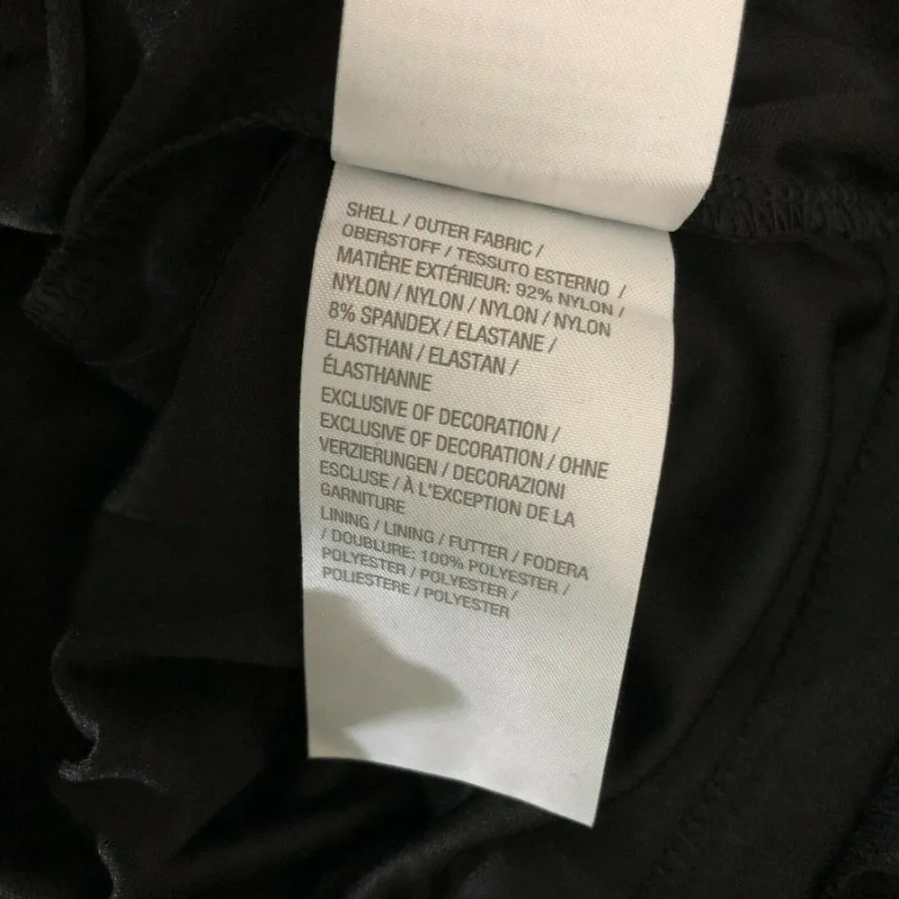 Isaac Mizrahi Live! Stretch Lace Short Sleeve Dress Shift Black Size XXS - Image 5