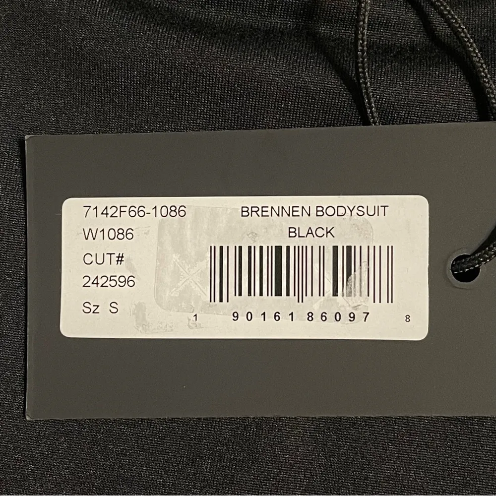 Paige Brennen Cutout Bodysuit in Bkack - Image 12