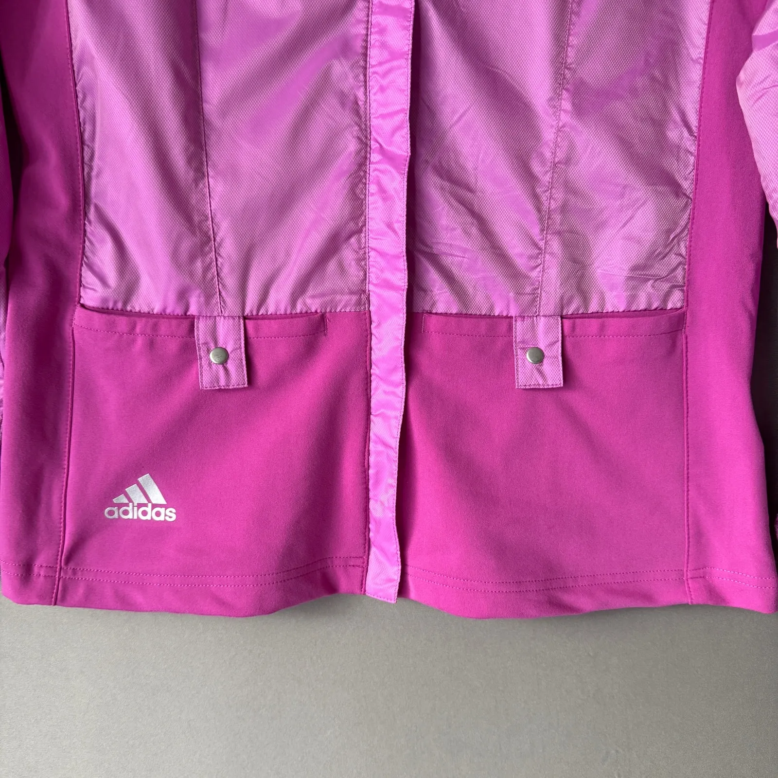 Adidas sz‎ M pink climaproof  golf jacket - Image 4