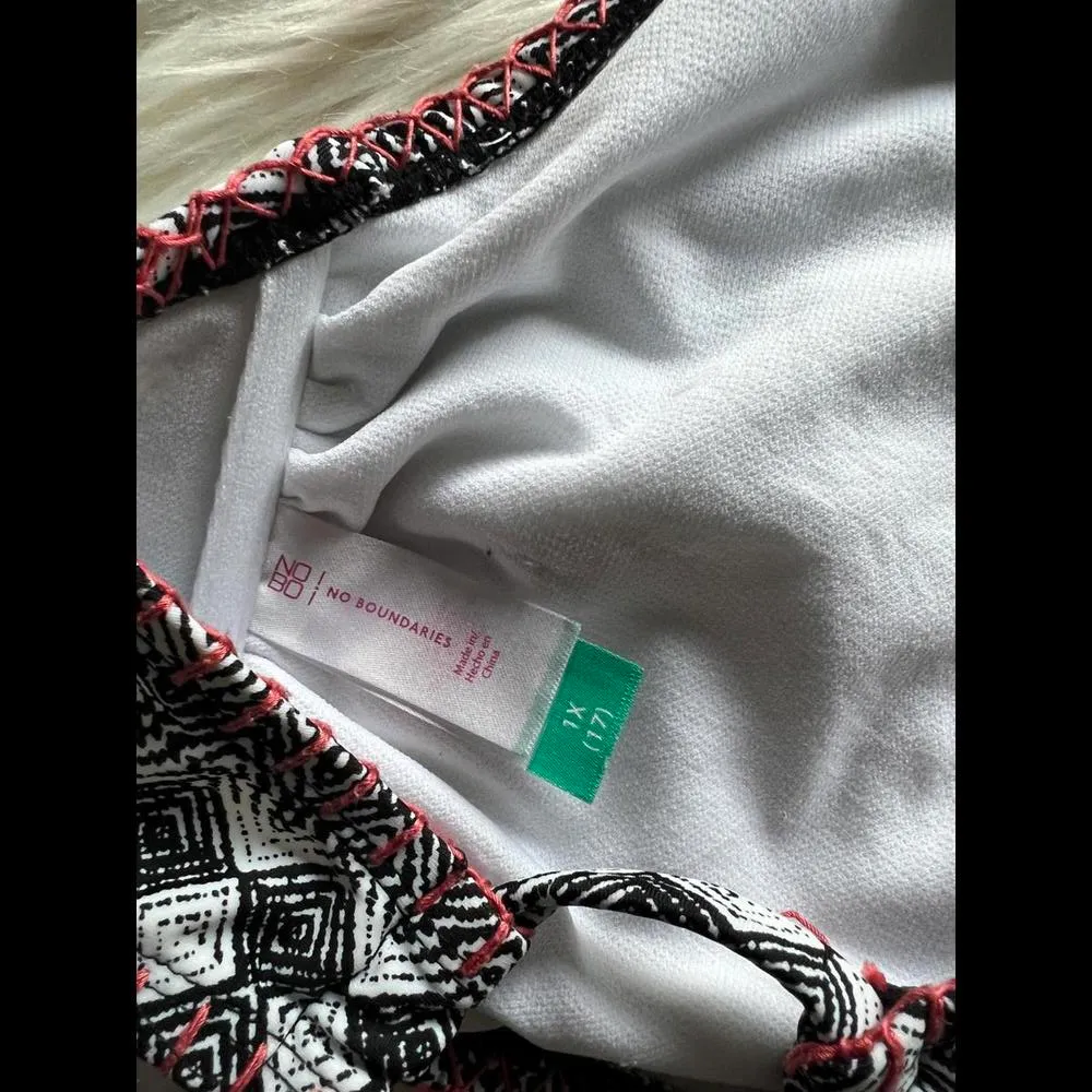 Boho Halter Style Bathing Suit Top size 1X - Image 3