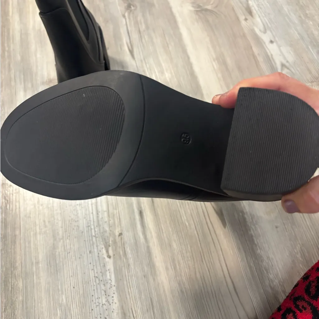 Dream Pairs Black Block Heel Chelsea Ankle Boots Size 9.5 NWOT - Image 3