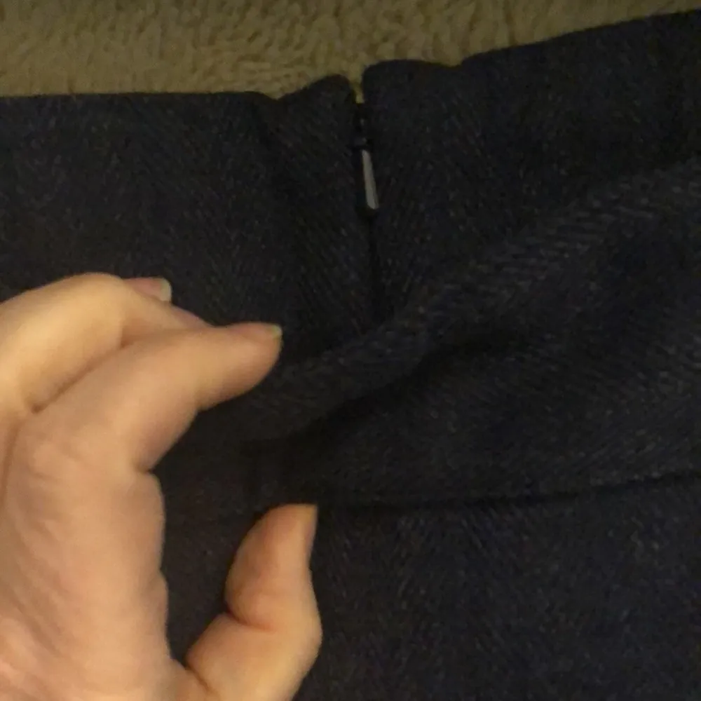 NWT Merona Navy Belted Skirt, size 16 - Image 5