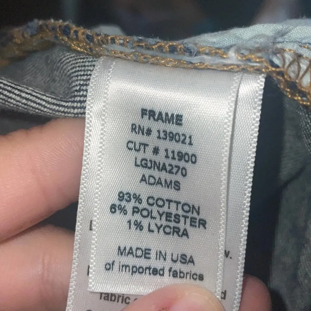 FRAME Denim Women’s Le Garçon Boyfriend Jeans Size 27 in Adams Wash - Image 5