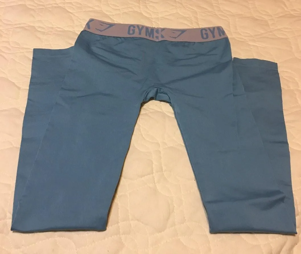 Gymshark Light Blue Leggings - Image 2