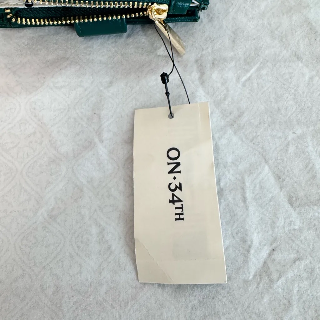 Forest Green Leather Wallet with Gold‎ Clasp - Image 4