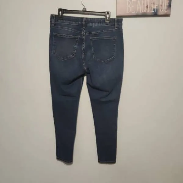LuLaRoe Size 32 High Rise Simply Comfortable Skinny Destroyed Denim Jeans - Image 5