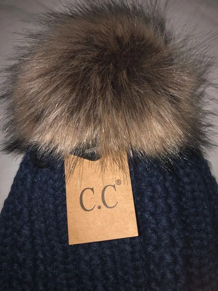 C.C. Navy Blue  Hat - Image 3