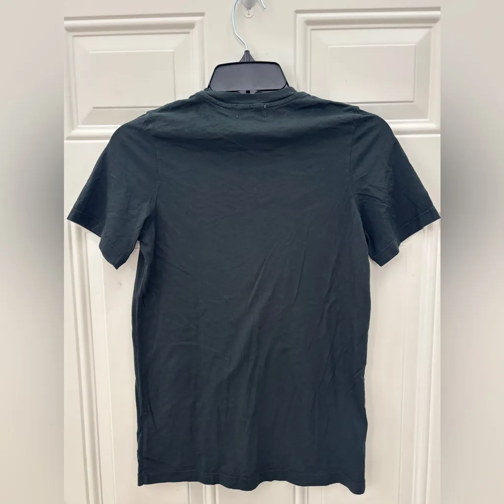 NWOT Ag Adriano Goldschmied Women's S Green Short Sleeve Tee 100% Cotton - Image 2