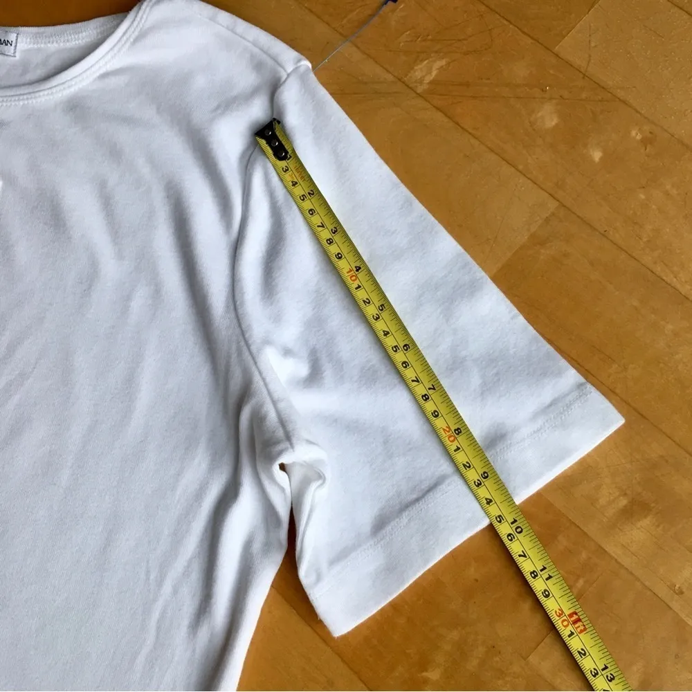 August Max Woman American Flag Rhinestone Bling Tee, White, Size X (Plus) White - Image 11