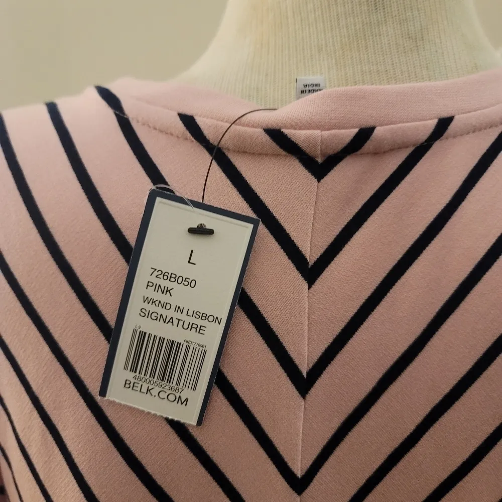 NWT! Crown & Ivy Pink Weekend In Libson Signature Dress L - Image 7