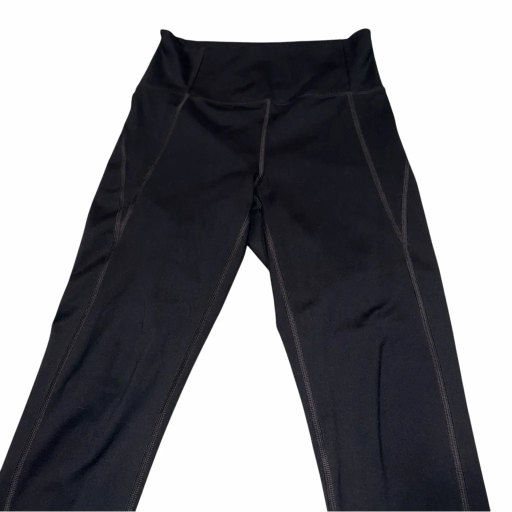 Girlfriend Collective Black High Rise Compression Leggings Pants size Medium - Image 5