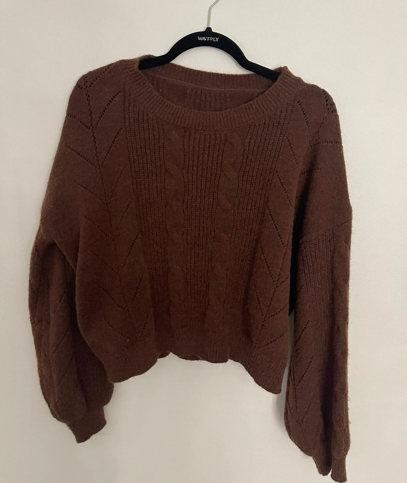 Knit Sweater Brown - Image 2