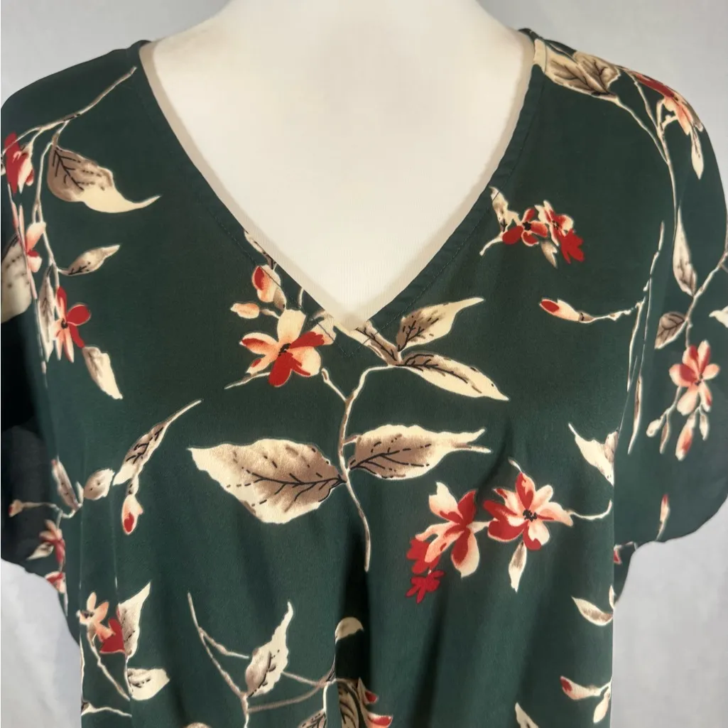 Beacon green and copper Allura knot detail top size large - Image 3