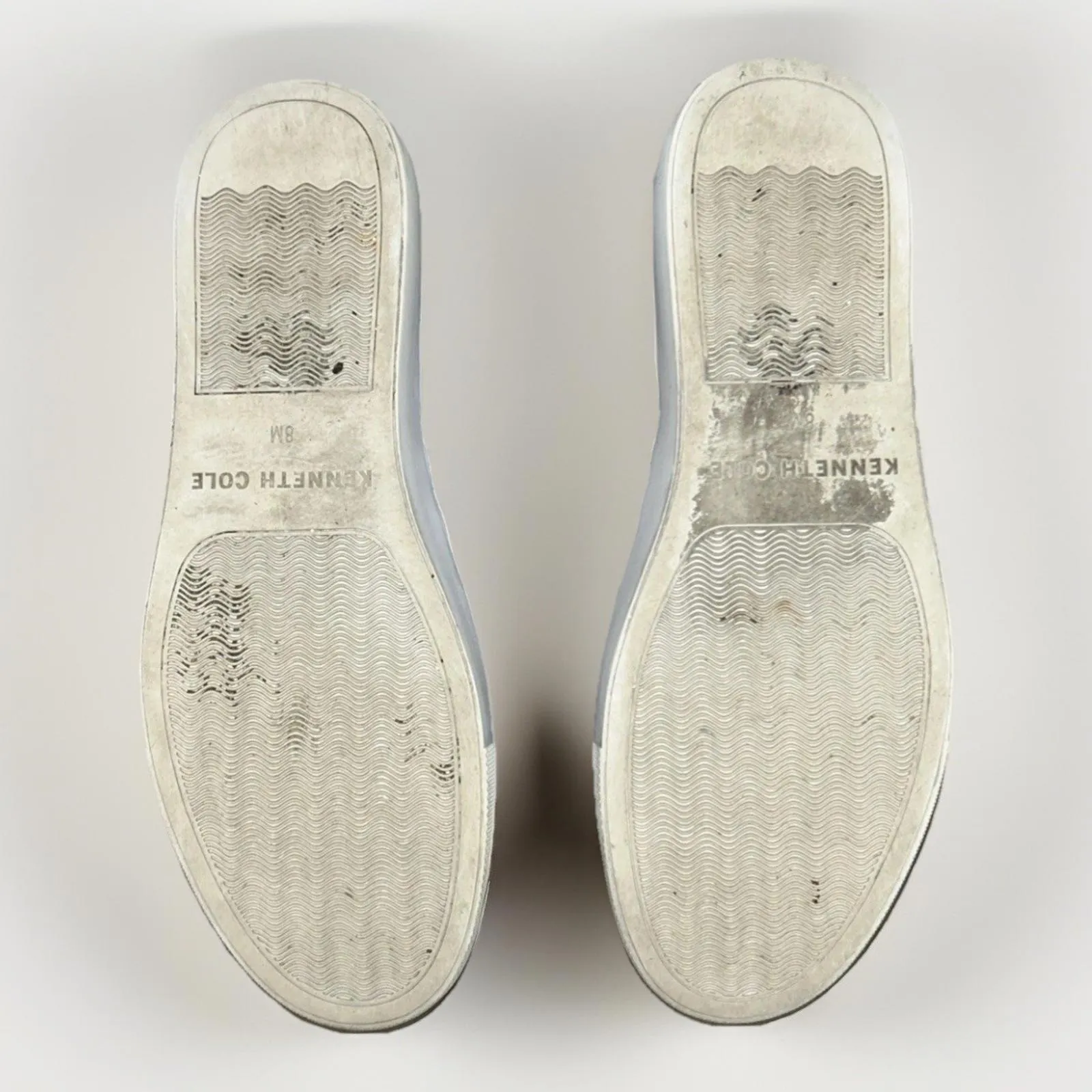 KENNETH COLE Women Black High Top Kiera Almond Leather Athletic Sneakers Size 8 - Image 7