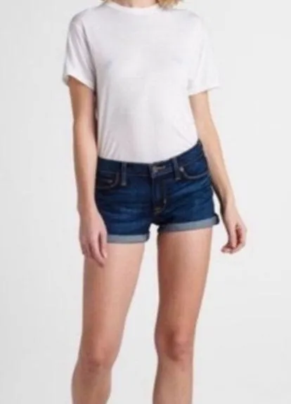 Hudson Asha Midrise Cuffed Shorts 28 - Image 2