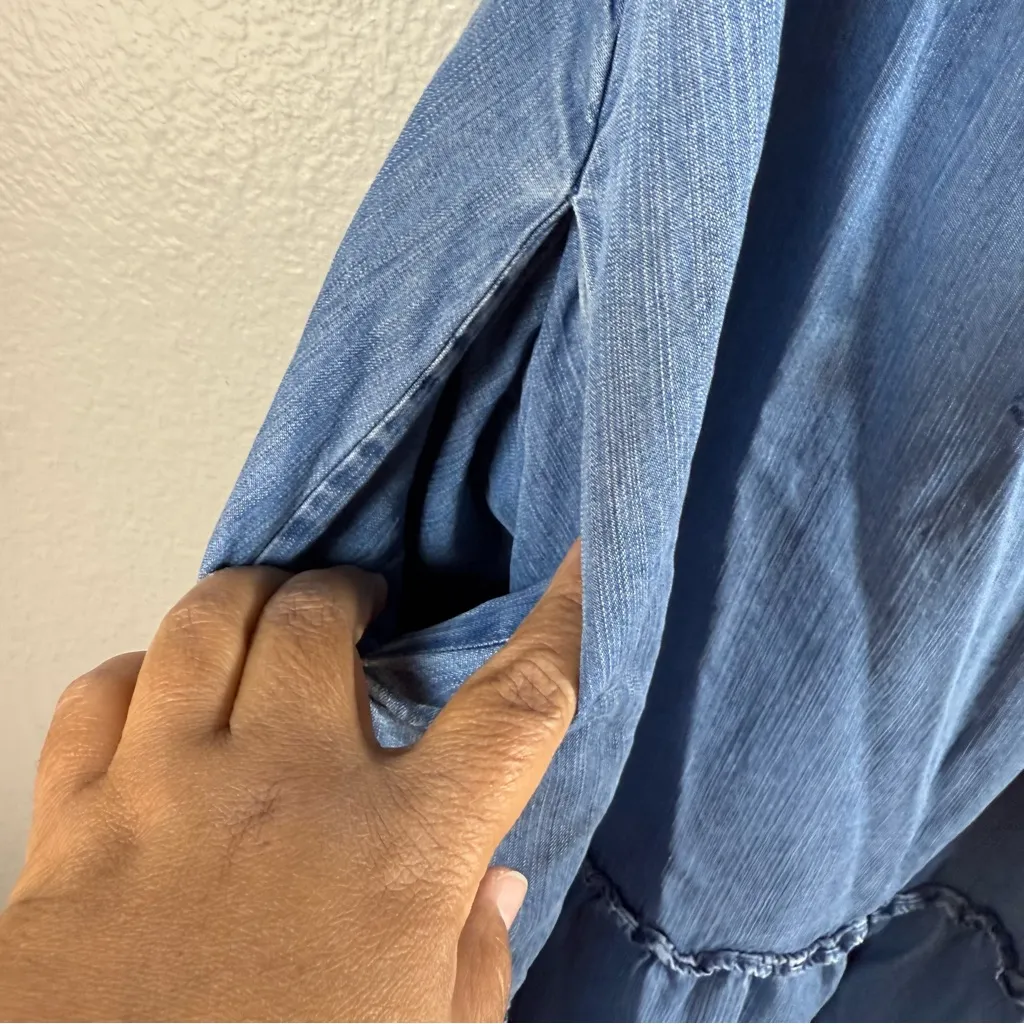 Lands’ End tiered dress SZ:M - Image 6