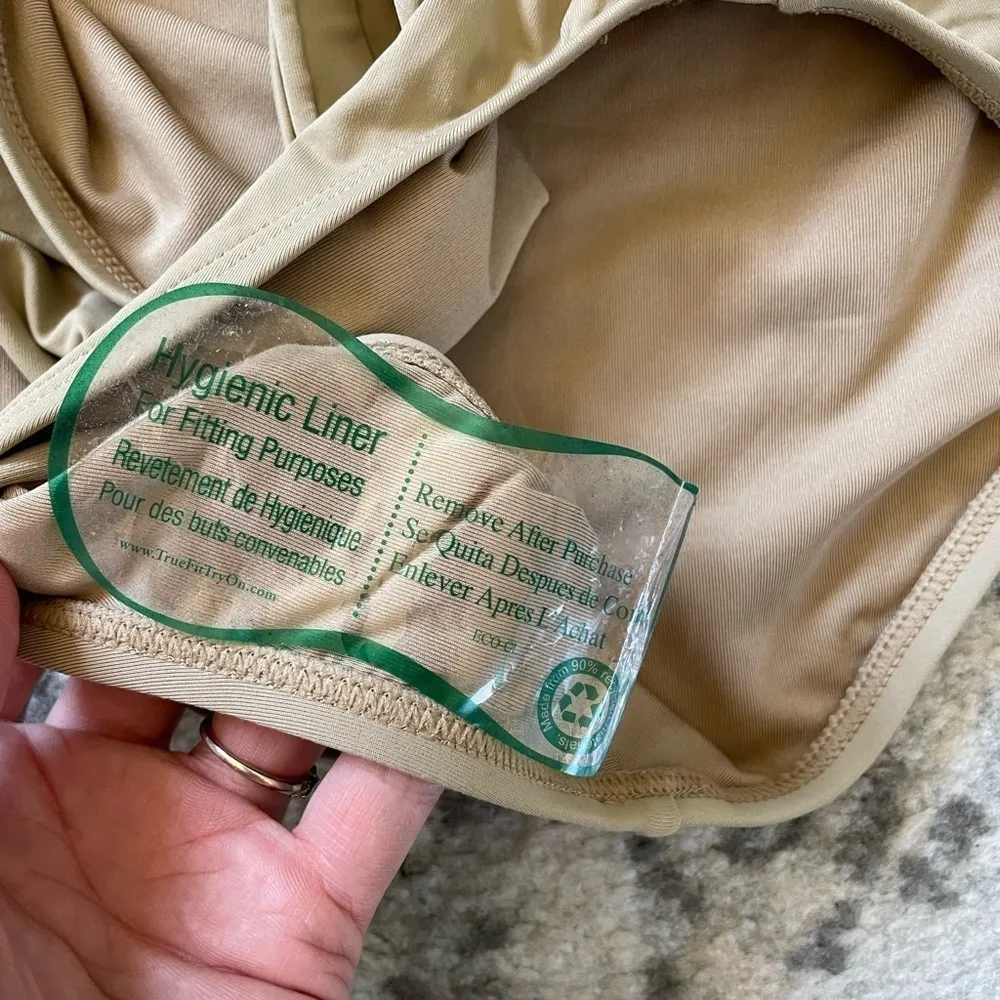 NWT Michael Kors tan zebra print 2pc bikini swimsuit size small - Image 7