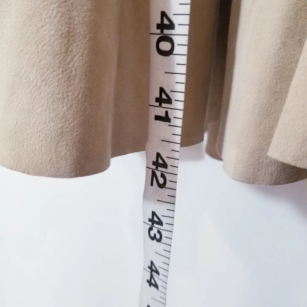 RARE Alexis 100% Genuine Leather Suede Belted Halter Dress with Side pockets - Image 9