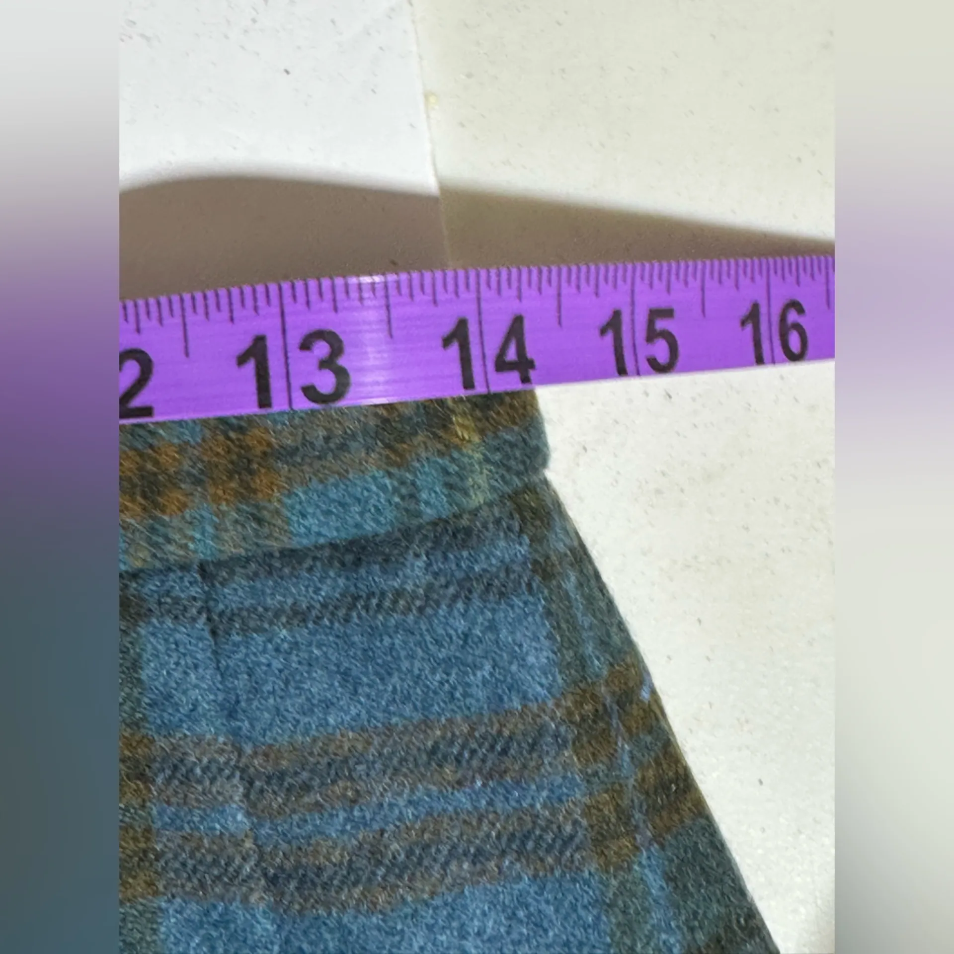 Pendleton 100% Virgin Wool vintage plaid long pencil skirt size 8 - Image 7