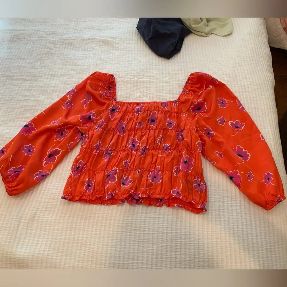 Sanctuary think of me smocked crop shirt and skirt set - Image 6