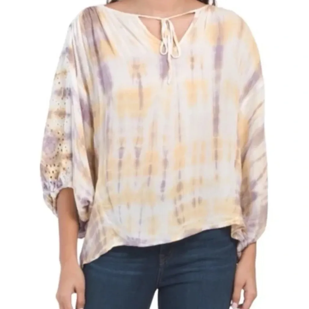 Young Fabulous & Broke Eyelet Poet Blouse sz small NWT 29" bust - Image 3