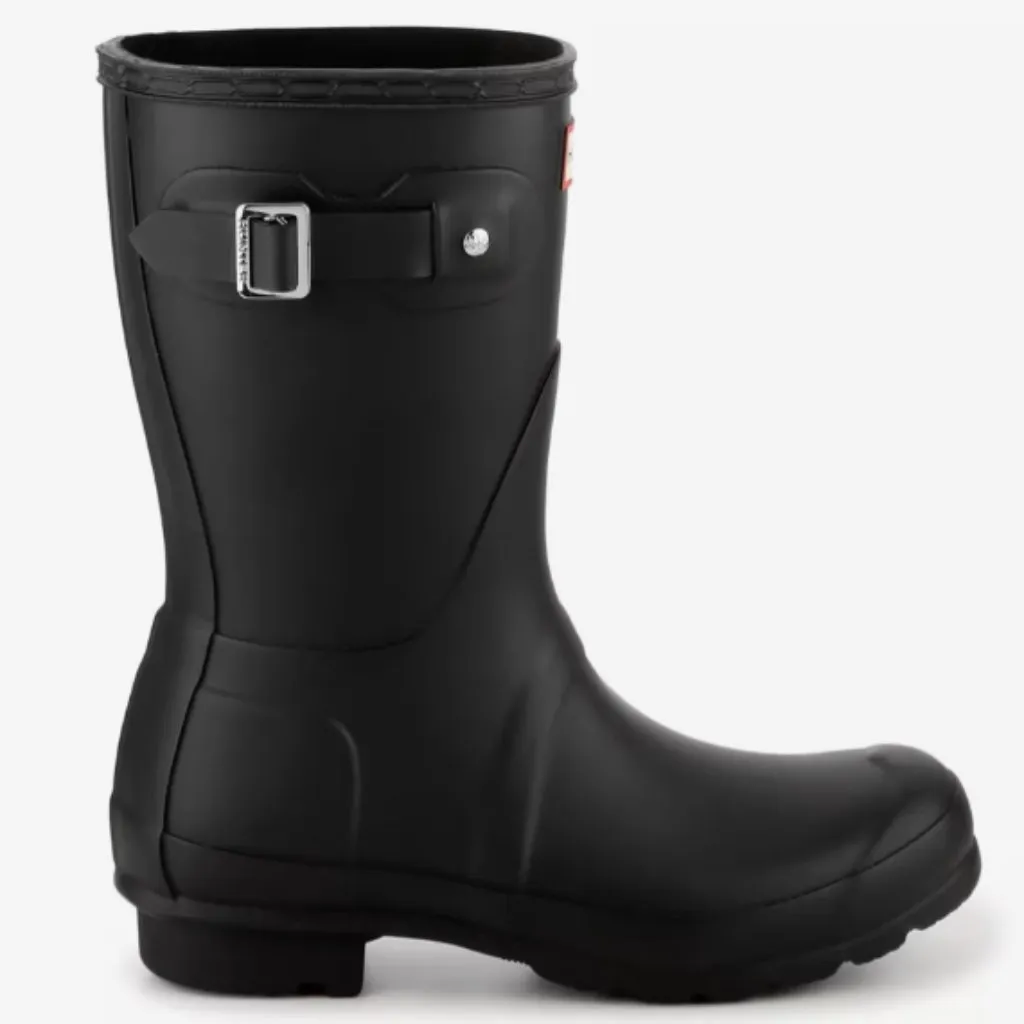 NEW NIB HUNTER Original Short Matte Rain Boot Black SZ-8 - Image 7